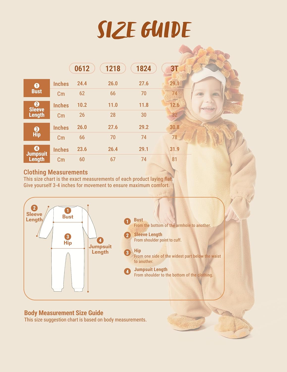 Halloween Lion Costume Toddler with Toy Zebra, Kids Lion Costume for Baby Halloween Dress up Party