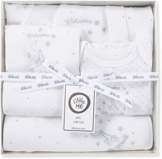 Baby Boys & Girls 6-Piece Layette Gift Set with Giftable Box